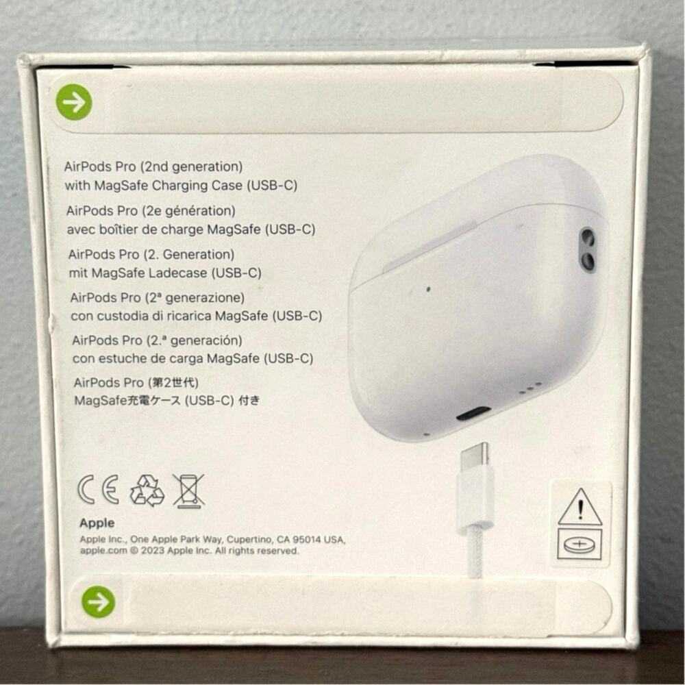 Apple AirPods PRO 2nd Gen MTJV3LL/A USB‑C MagSafe Case New Unopened GENUINE - Picture 4 of 16